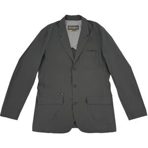 Eddie Bauer Men's Ultimate Voyager 3 Button Travex Travel Blazer Gray 46T